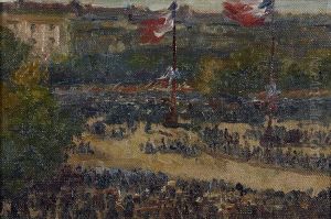 14 Juillet 1919 - Revue De La Victoire - Place De La Republique