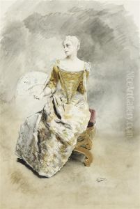 Femme A L'eventail