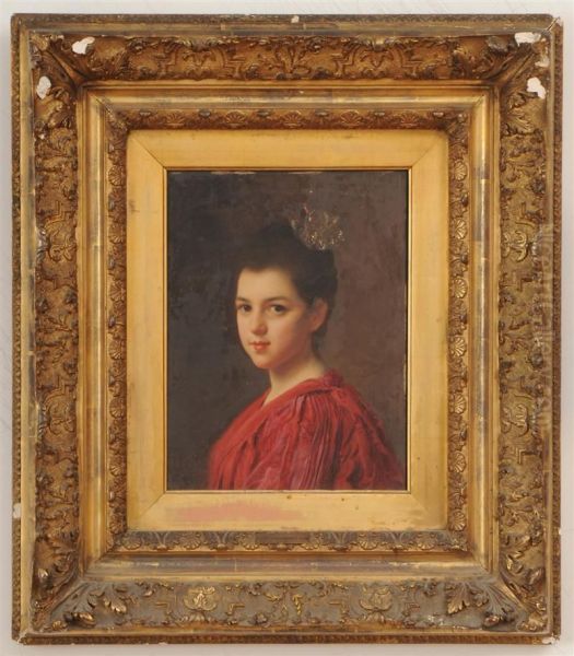 Portrait Of A Girl In Red - view 1