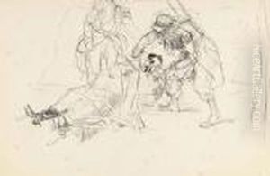 Sketches Of French Soldiers