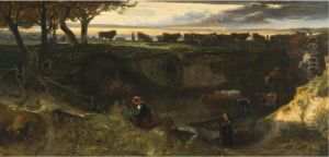 Plaine De Montfort-l'amaury by Louis Godefroy Jadin