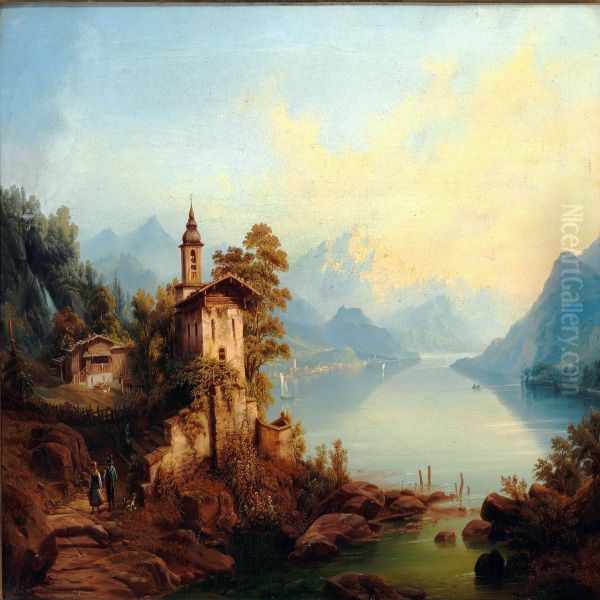Evening At Lake Como - view 1