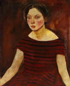 Portrat Einer Dame by Willy Jaeckel