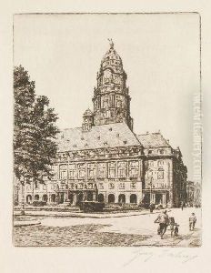 Dresden - Altstadter Rathaus by Georg Jahn