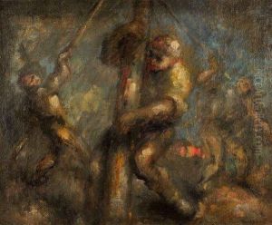Les Monteurs De Chapiteau by Rihard Jakopic