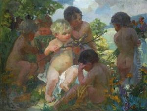 An Allegory Of Summer by Frantisek Jakub