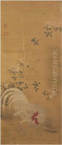 Depicting A Rooster by Ito Jakuchu