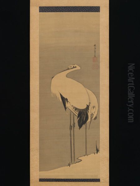 Two Cranes - view 1