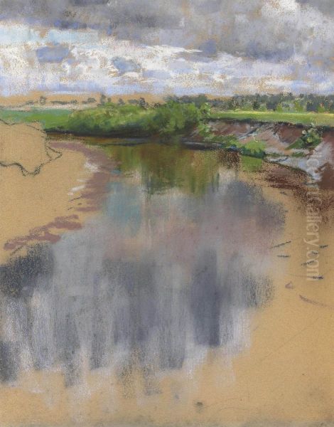On The Banks Of The Oka River - view 1