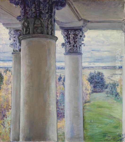 From A Window Of The Old House, Vvedenskoe - view 1