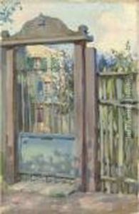 A Gate In Meudon by Maria Vasil'Evna Jakuncikova