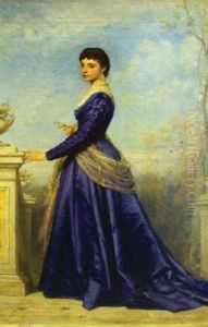 Elegante by Charles Francois Jalabert