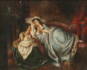 Nursing Mother by Charles Francois Jalabert