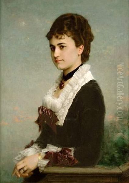 Elegante A La Robe Noire - view 1