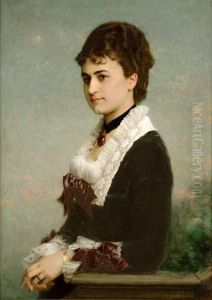 Elegante A La Robe Noire