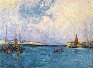 Voilier A Venise by Armand Jamar