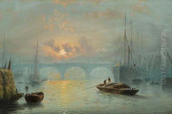 A View Of The Thames At Sunset - view 1