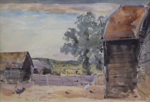 Chickens In A Farmyard - view 1
