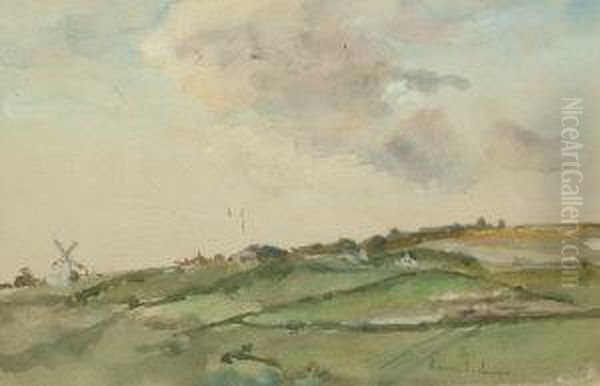 Landscape With A Windmill - view 1