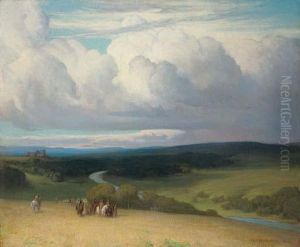 The Raiders: A Border Landscape by Walter John James