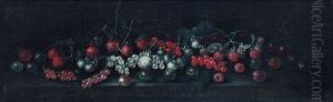 Nature Morte Aux Fraises Et Groseilles
