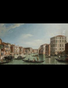 Il Canal Grande Fra Palazzo Bembo E Palazzo Vendramin