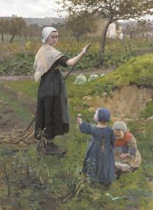 In The Garden by Middleton Alexander Jameson