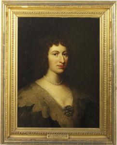 Portrait Of Lady Elizabeth Seaton by George Jamesone
