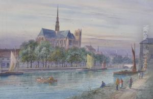 Busy River Scene Busy River Scene