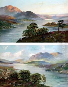 Loch Lomond & Loch Catrine by F.E. Jamieson