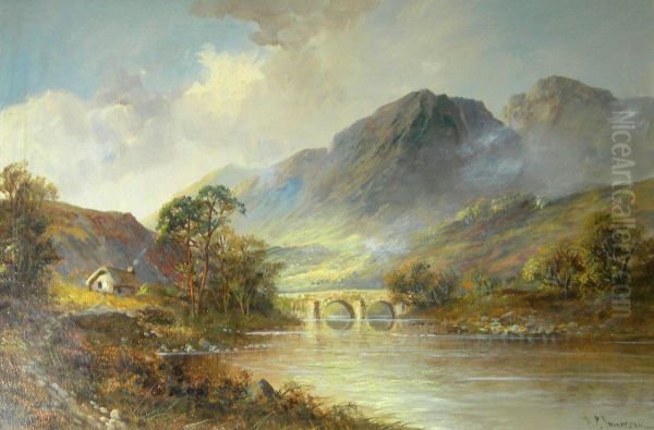 Bridge Over A Highland Stream - view 1