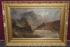 Highland Loch View by Frances E. Jamieson