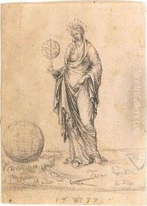 Signed With A Monogram (strengthened), And Dated: by Wenzel Jamitzer