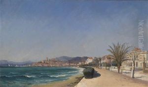 View Of The Promenade In Cannes