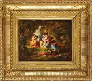 Le Repos Dans La Foret by Eugene Claude Jandelle