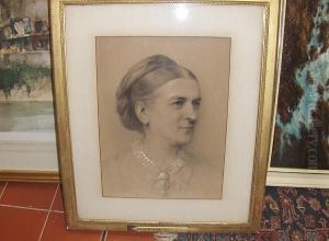Portrait Study Of Mary F.k. Coleridge by Jane Fortescue Seymour