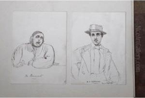 Portrait Of The Tichborne Claimant (arthur Orton) by Jane Fortescue Seymour