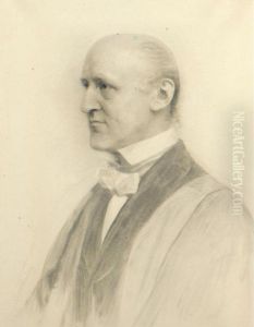 Portrait Of Sir John Duke Coleridge, Later 1st Baron Coleridge by Jane Fortescue Seymour