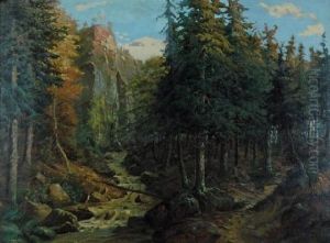 Pejzaz Gorski by Anton Janicke