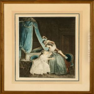 Two Interiors by Jean-Francois Janinet