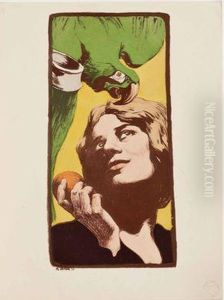La Femme Au Perroquet by Angelo Jank