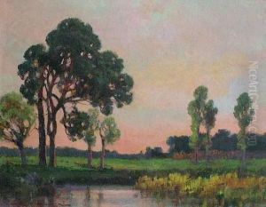 Paysage Aux Arbres (1939) by Czeslaw Boris Jankowski