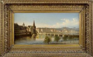 Vue De Lucerne by J. Wilhelm Jankowski