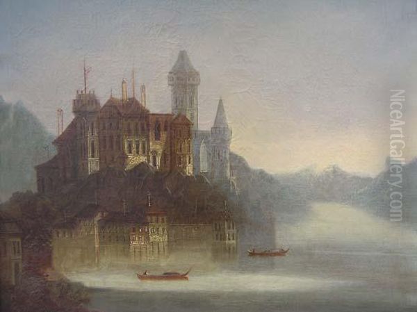 Chateau Au Bord D'un Fleuve - view 1