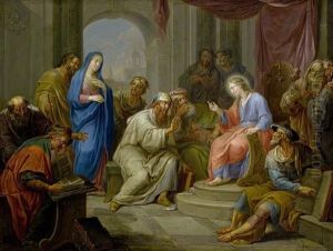 The Adoration Of The Magi by Frans Christoph Janneck