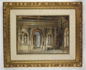 Innenansicht Eines Palastes by Georg Janny