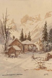 St. 
Rupert A. 
Kulm Hochschwabgruppev. St. Gilgen" by Georg Janny