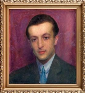 Portret Mlodego Mezczyzny by Ludomir Antoni Janowski