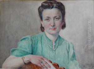 Portret Kobiety by Stanislaw Janowski