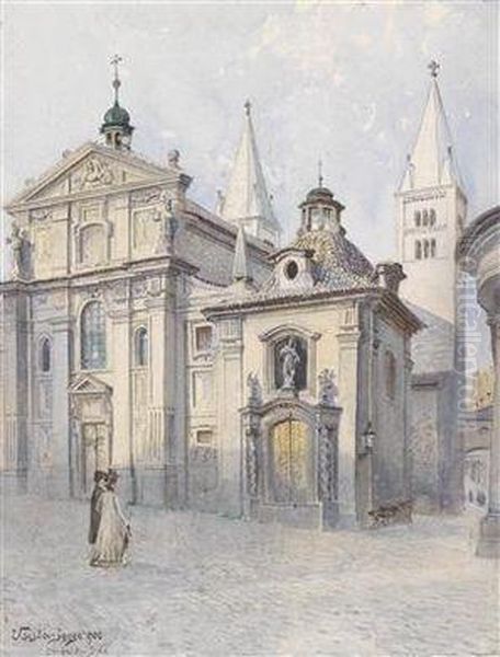 The Sv. Jiri Cathedral In Prague - view 1